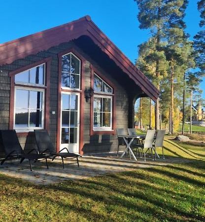 Lakeside Log Cabin Fraemby Udde Falun Dış mekan fotoğraf