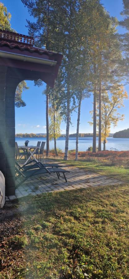 Lakeside Log Cabin Fraemby Udde Falun Dış mekan fotoğraf