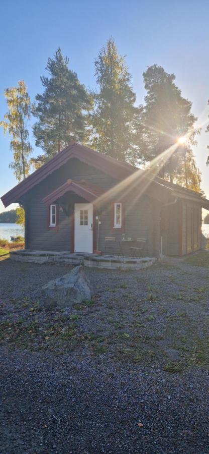 Lakeside Log Cabin Fraemby Udde Falun Dış mekan fotoğraf