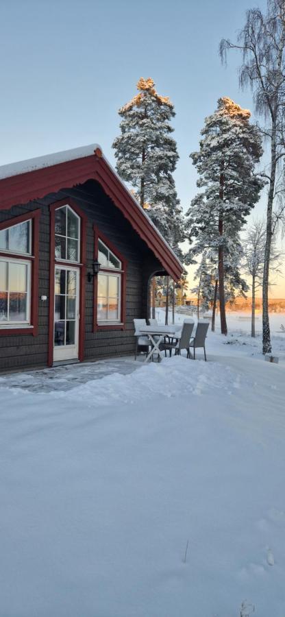 Lakeside Log Cabin Fraemby Udde Falun Oda fotoğraf